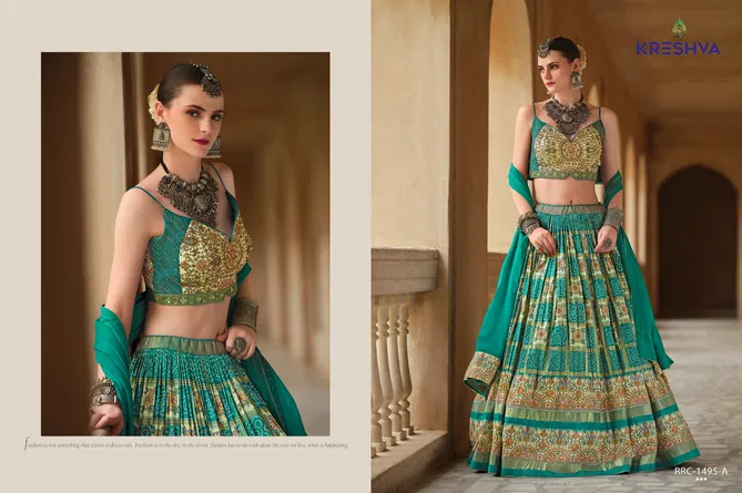 Shivangi By Kreshva Silk Wedding Wear Lehenga Choli Wholesale In India